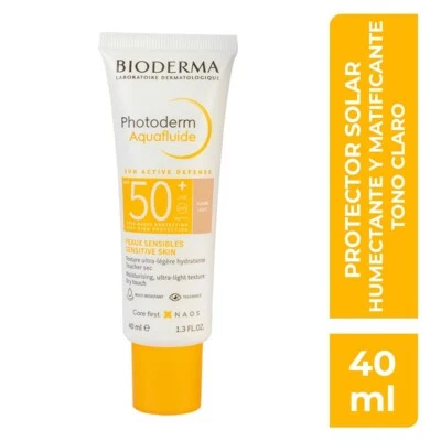 Bioderma Photoderm Aquafluide Cream Sunscreen SPF 50+ Claire 40ml - Image 1 of 4