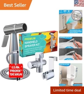 Versatile Toilet Hose and Bidet Sprayer Combo - Easy Install, Ergonomic Design - Picture 1 of 11