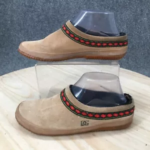 Sandali verdi Daniel donna 7 M muli marrone pelle scamosciata punta rotonda comfort casual - Foto 1 di 12