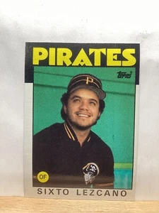 Carta Baseball Topps 1986: Sixto Lezcano, Pittsburgh Pirates - Card #278 - Foto 1 di 2