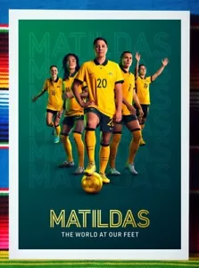 Framed 2023 Matildas FIFA Women's World Cup Poster Sam Kerr - 45cm x 32cm x 3cm - Bild 1 von 4