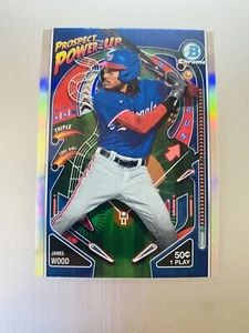 James Wood 2024 Bowman Chrome Prospect Power-Up #PP-14 Washington Nationals Rc - Picture 1 of 2