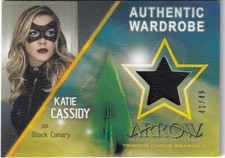 Arrow Season 4 Wardrobe Card M17 A Piece of Black Canar Wardrobe KATIE C  41/49