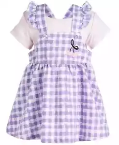 New First Impressions Baby Girls 2-Pc Bodysuit & Jumper Size 6-9 Months MSRP $35 - Picture 1 of 1