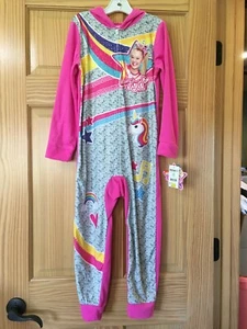 NWT JoJo Siwa Pajama 1pc Hooded Jumpsuit Romper - Picture 1 of 1