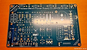 BENCH POWER SUPPLY PRECISION PS3005 0-30VDC 0-3A (5A) PCB by moutoulos™ - Picture 1 of 9