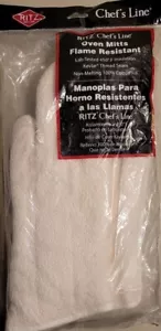 GUANTES DE HORNO RITZ Chef's Line 17" 450 grados hechos con Kevlar resistentes al fuego - Imagen 1 de 3