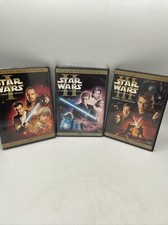 Star Wars Prequel Trilogy Episodes I, II, III DVD Set Widescreen 6 Disc Edition