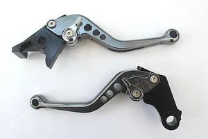Honda CB1100 (2013-2020), CNC levers short titanium/chrome adjusters, F18/H33 - Picture 1 of 6