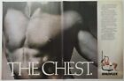 1984 SOLOFLEX Exercise Machine 2 Page Magazine Ad - THE CHEST