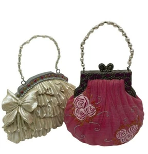 Par de mini carteras de cerámica para decoración del hogar art deco para mujeres - Imagen 1 de 9