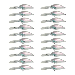 Bulk 20x Unpainted Blanks Rock Baits Bass Fishing Lures Trout Baits 20g/11.7cm - Picture 1 of 4