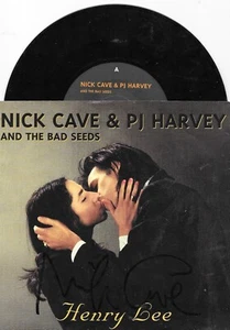NICK CAVE - henry Lee - AUTOGRAMM - signed 7 " VINYL - Picture 1 of 1