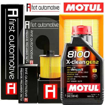 Kit Tagliando Fiat Ducato 3.0 Multijet Dal 2006 4 Filtri 8 LT Olio Motul 5W40 - Immagine 1 di 4
