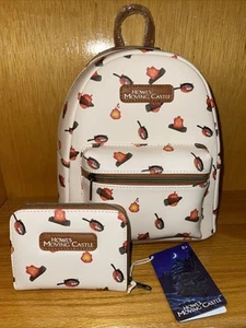 Howls Moving Castle Loungefly Mini Backpack And Wallet SET!! - Picture 1 of 8
