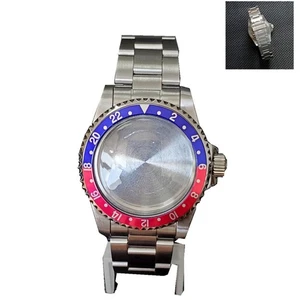 39.5mm Metal Watch Strap Belt Bezel Watch Case Set For Japanese NH35/36 Movement - Picture 1 of 9