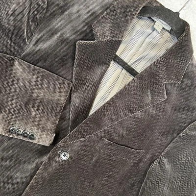 Blazer Johnston & Murphy Abrigo Deportivo Terciopelo Como Espiga Para Hombre Talla Mediana Algodón Foto 1 de 4