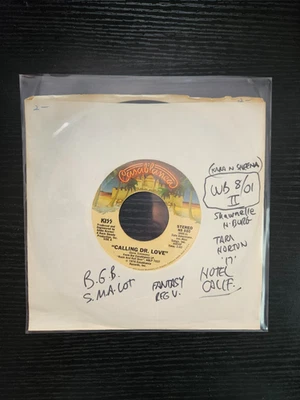 Vintage 1976 KISS ~ Calling Dr Love / Take Me ~ RARE 45 rpm Vinyl 7" NB880 - Image 1 of 4