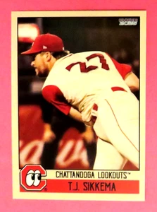 2025 Choice, Chattanooga Lookouts - T.J. SIKKEMA - Picture 1 of 1