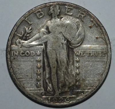 1926 S  Standing Liberty Quarter {{{3790 - Image 1 of 3