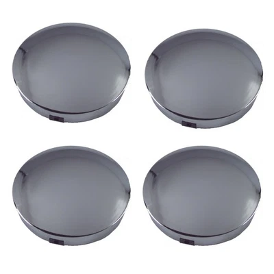 NIVEL Golf Cart 6" Chrome Baby Moon Wheel Cover Hub Caps EZGO Club Car Yamaha Set of 4