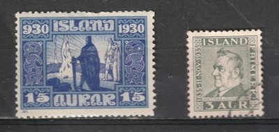 Iceland: Postage Lot 68 (1930-35 - VF - Mint MH & U) 2025 Scott Cat. Val. $6.00 - Image 1 of 3