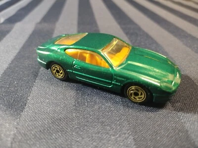 Matchbox 1994 Aston Martin DB7 Green Diecast Loose No Packaging Gold Rims - Image 1 of 4