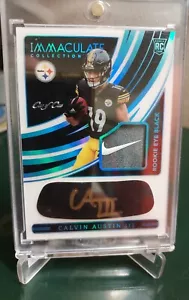 2022 Immaculate Calvin Austin III Pittsburgh Steelers Rookie Auto Nike Relic#1/1 - Picture 1 of 5