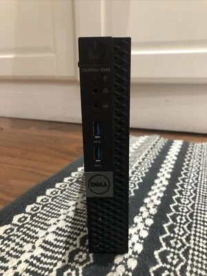 Dell OptiPlex 3040 Micro Core i3-6100T 3.2GHz 8GB RAM 128GB SSD Windows 10 PC - Image 1 of 4