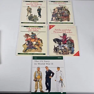 Osprey Elite Serie 5 Bücher Lot #"s 23, 4, 35, 30, 80, History War Samurai - Bild 1 von 5