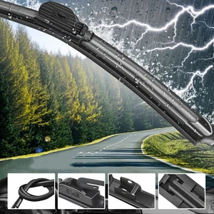 All Season Wiper Blades size 18" & 18" Windshield Front Right & Left (Set of 2) - Picture 1 of 7