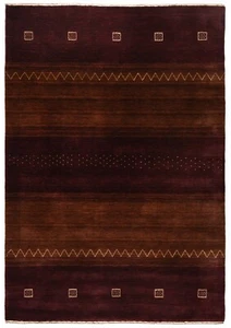 Handloom Tejido a Mano Oriental 179x124 cm-Fine, Moderno, Carpet, Manta, Braun - Picture 1 of 9