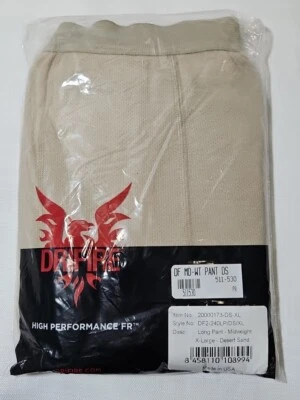 New DRIFIRE Midweight Long John Pant - XL -  Desert Sand, DF2-240LP/DS/XL, USA - Image 1 of 4