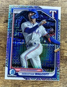 2024 Bowman - Chrome Prospects  Mojo Refractor #BCP-81 Sebastian Walcott - Picture 1 of 2