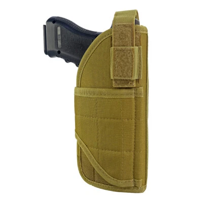 US Tactical Right Hand OWB Gun Holster Adjustable Molle Belt Pistol Gun Holster - Image 1 of 4