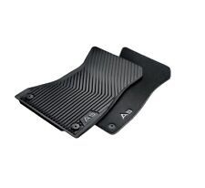Genuine OEM Front All-Weather Black Floor Mat Set For Audi A5 Sportback Quattro