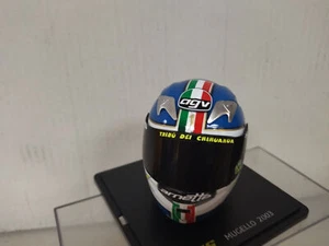 CASCO/HELMET 2003 MUGELLO VALENTINO ROSSI 1:5 SPARK ALTAYA - Imagen 1 de 3