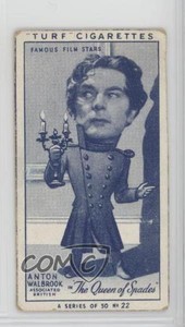 1949 Turf Famous Film Stars Tobacco Anton Walbrook #22 2h8