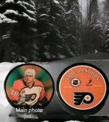 Eric Lindros #88 Philadelphia Flyers NHL NHLPA 1996 FOTO RARA DISCO DE COLECCIÓN Foto 1 de 4