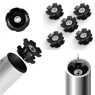 1/2/5 PCS STAR FANGLED NUT for 1 1/8” Non Threaded Ahead Headsets Bikes Forks - Image 1 of 4