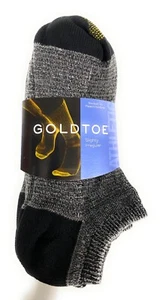 Gold Toe 6 Pack Men's No Show Socks Breathable Soft Cotton Blend Irregular - Picture 1 of 7