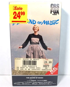 NEW & SEALED The Sound Of Music CBS Fox Original Vintage 1986 VHS Rare NIB - Picture 1 of 6