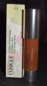 ~ CLINIQUE chubby in the nude foundation stick in #28 curviest clove - NWOB ~ - Picture 1 of 5