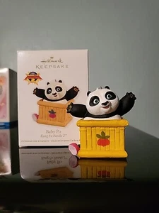 NIB Hallmark Keepsake Baby Po Kung Fu Panda 2 Christmas Ornament 2011 - Picture 1 of 8