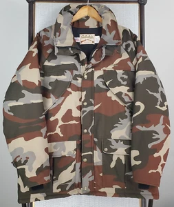 MINT VTG CABELAS USA Size Large GoreTex Winter Camo Insulated Hunting Jacket - Picture 1 of 18