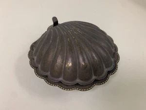 E&JL EPBR Seashell Shell Clam Butter Jam Dish Hinged | Made in England - Picture 1 of 11