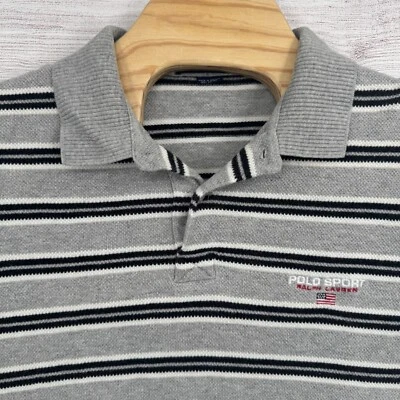 Polo Sport Ralph Lauren в полоску рубашка-поло большой короткий рукав - Изображение 1 из 4
