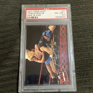 Rare 2001 Fleer WWF #17 Trish Stratus PSA 8.5 Rookie POP 1/1 Highest Graded! - Picture 1 of 2