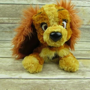 Vintage Walt Disney World Lady And The Tramp 13" Floppy Bean Bag Plush - Picture 1 of 12