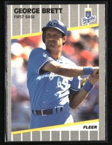 George Brett 1989 Fleer #277 Baseball Card